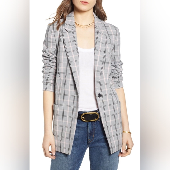 Treasure & Bond Jackets & Blazers - SALE! Treasure & Bond Plaid Blazer